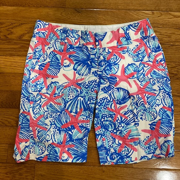 Lilly Pulitzer She She Shells Starfish size 2 Chipper Shorts (Bermuda shorts) - Picture 1 of 4